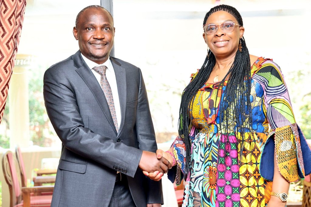 CS Hon. FCPA John Mbadi with Ms. Nnenna Nwabufo, the former Director General for East Africa at the African Development Bank.