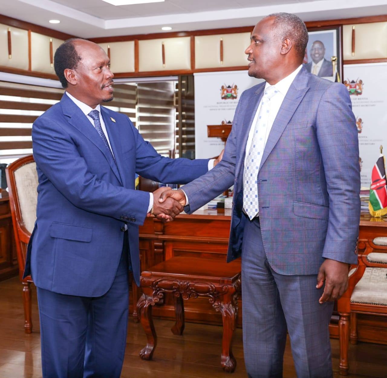 CS William Kabogo Gitau, and CS Hon. FCPA  John Mbadi