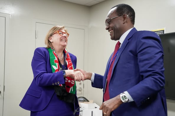 PS- The National Treasury with Ms. Laura Frigenti- the CEO of Global Partnership for Education 