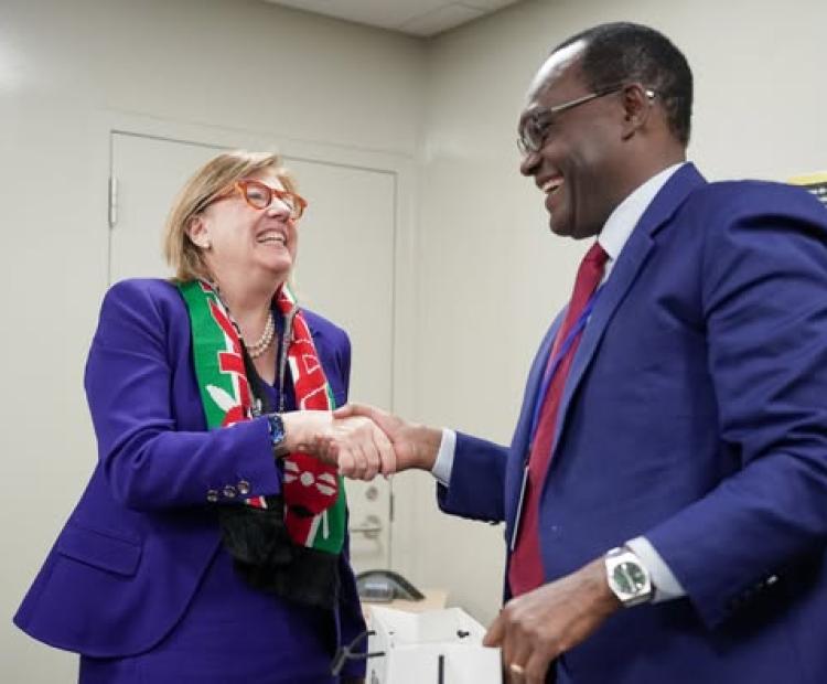 PS- The National Treasury with Ms. Laura Frigenti- the CEO of Global Partnership for Education 