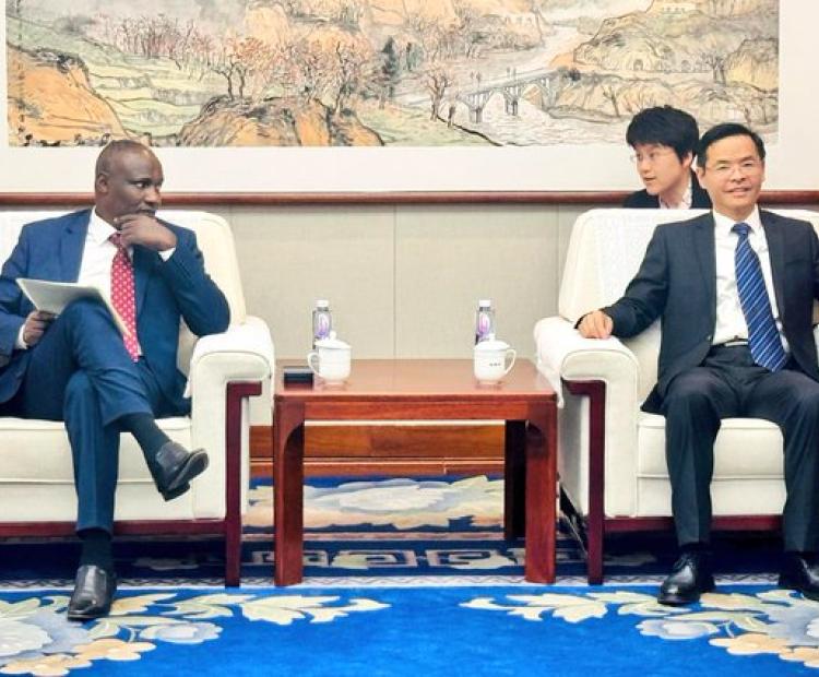 CS with Hon. Hu Zhangliang, Vice Chairman of the China International Development Cooperation Agency.