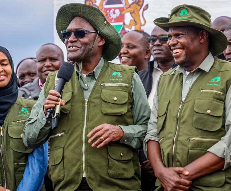 PS Chris Kiptoo with HoPS Ferix Koskei